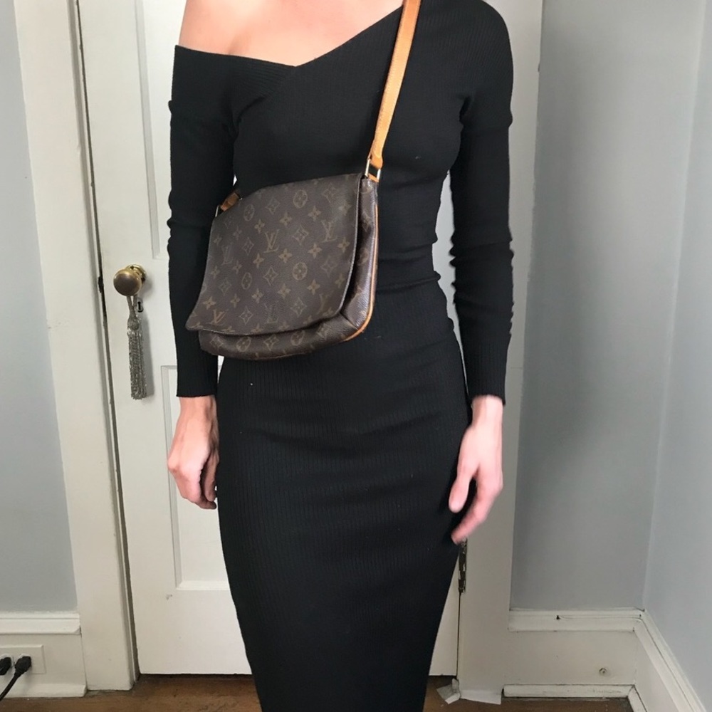 Louis Vuitton Musette Tango Monogram Shoulder  Bag